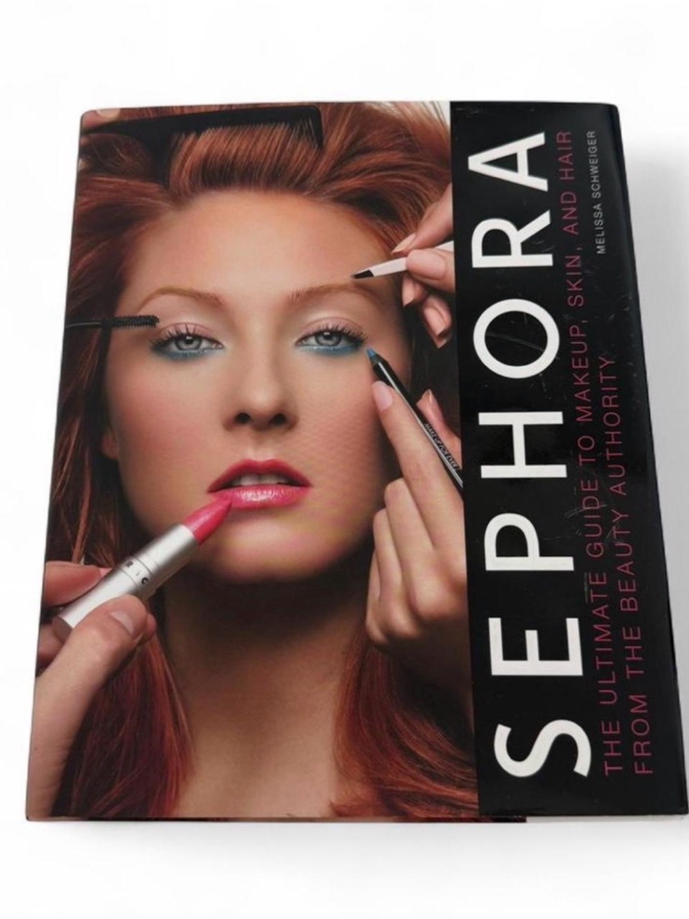 Sephora Pink Lipstick and Blue Eye Makeup Guide